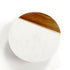 Marble And Wood Cake Stand