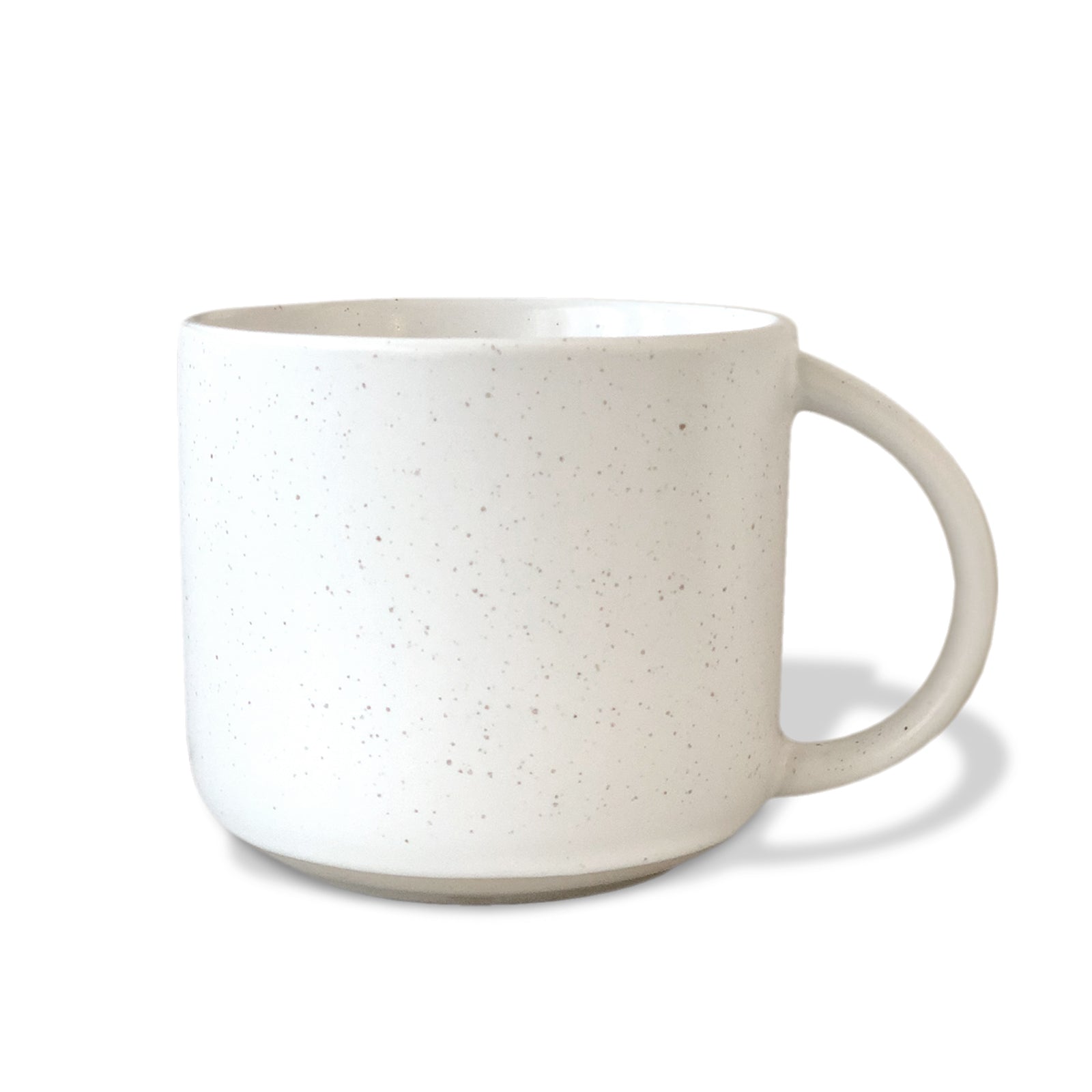 Tasse à café en grès moucheté
