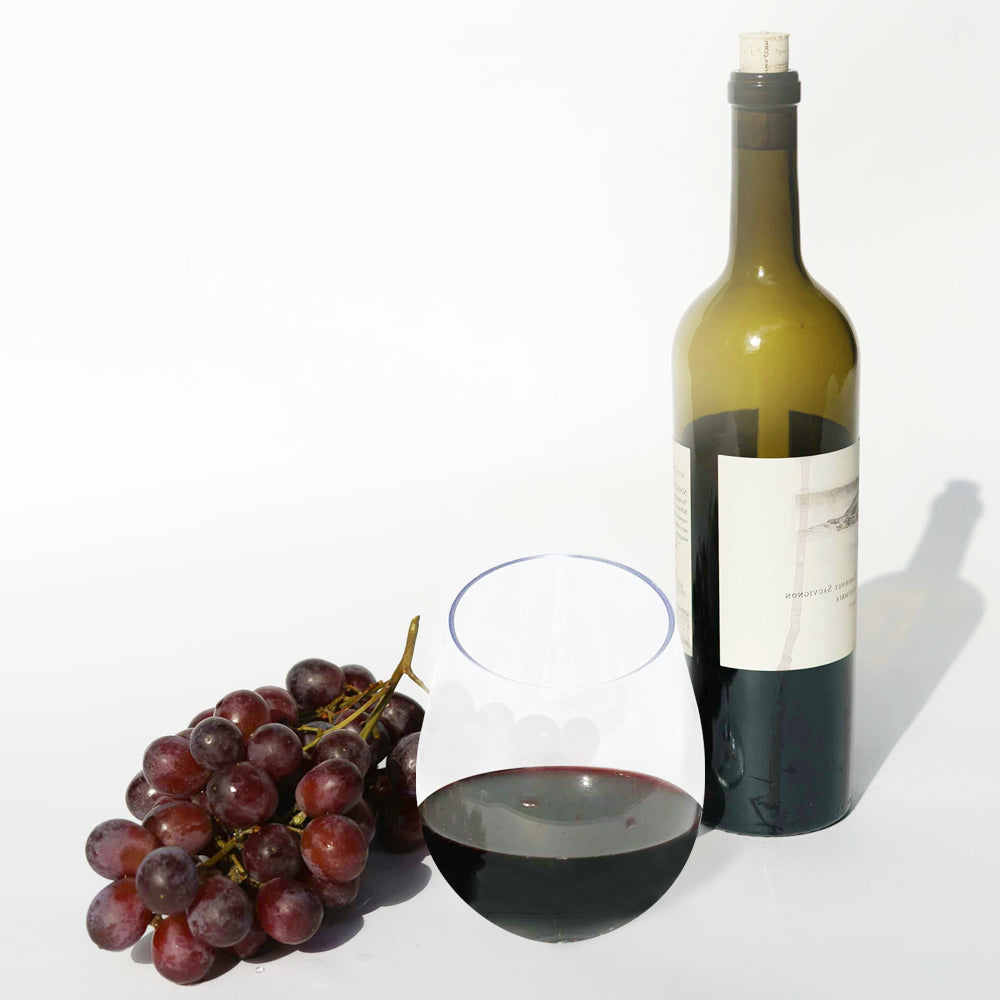 Verre à vin sans pied de 12 oz