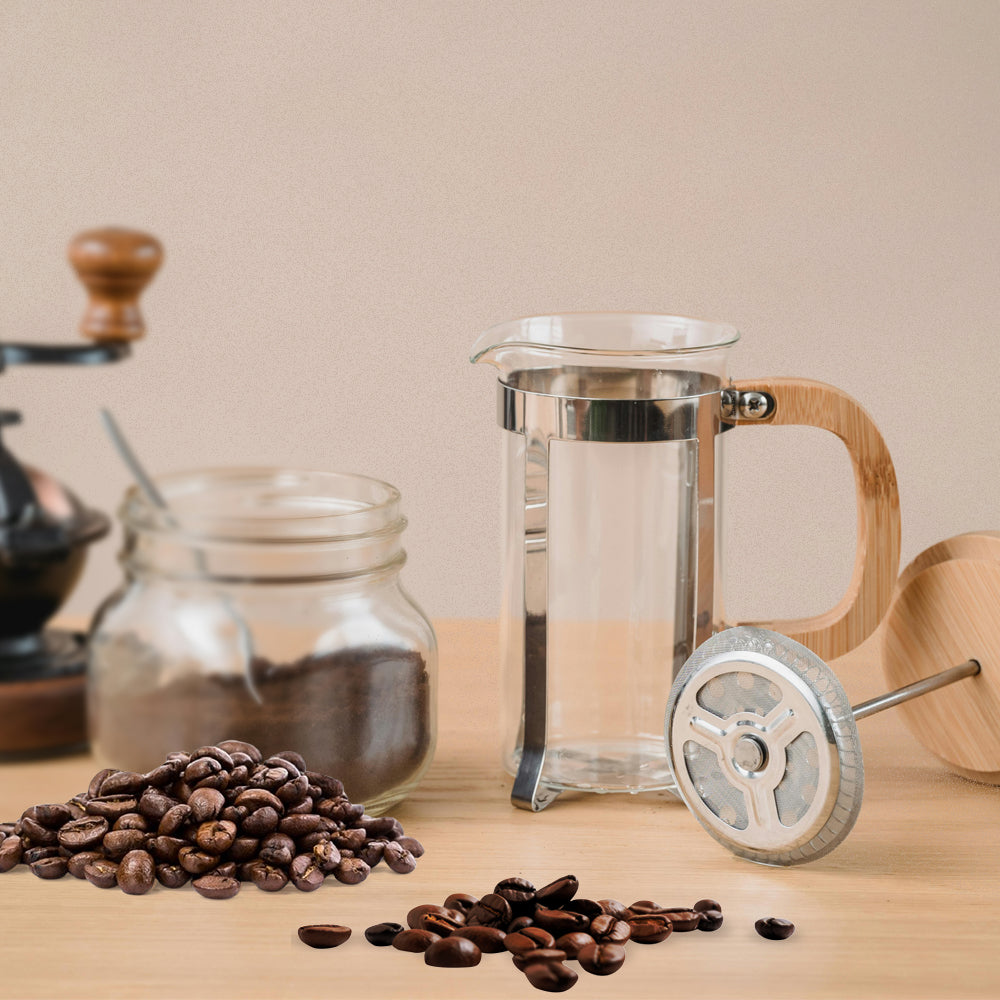 Bamboo Handle French Coffee Press