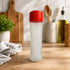 Frost Glass Bottle Red 480ml