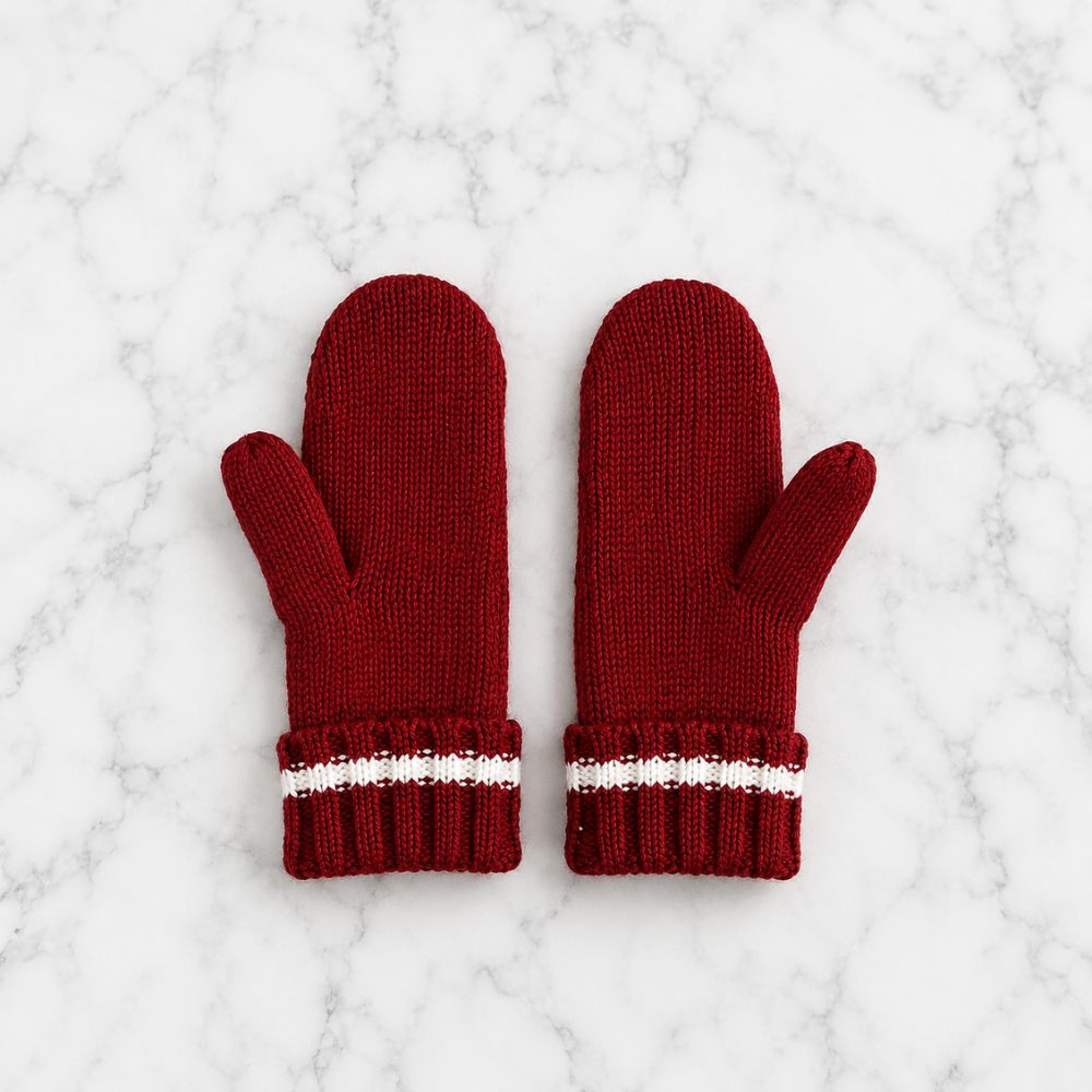 Kids Knitted Mittens