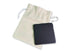 Single Square Slate Coaster In Cotton Pouch