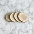 Natural Wooden Coaster Set (set Of 4)