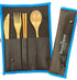 Brown Bamboo Utensil Set
