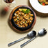 Stainless Steel Salad Serving Fork And Spoon (2pcs)