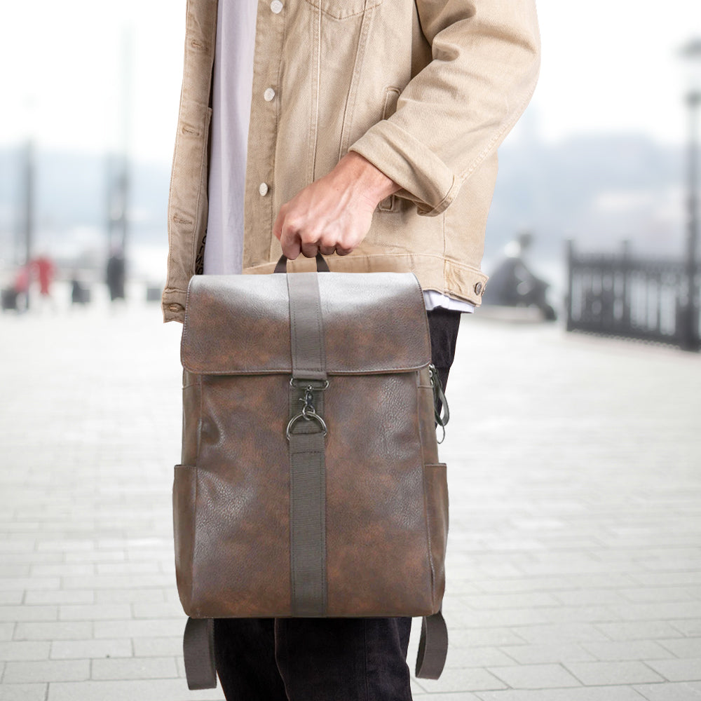 Leather Retro Backpack