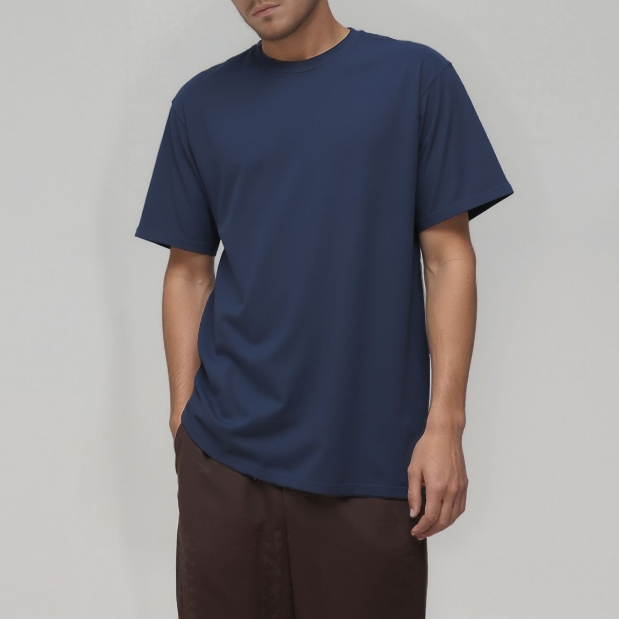 T-shirt ultra-long en coton
