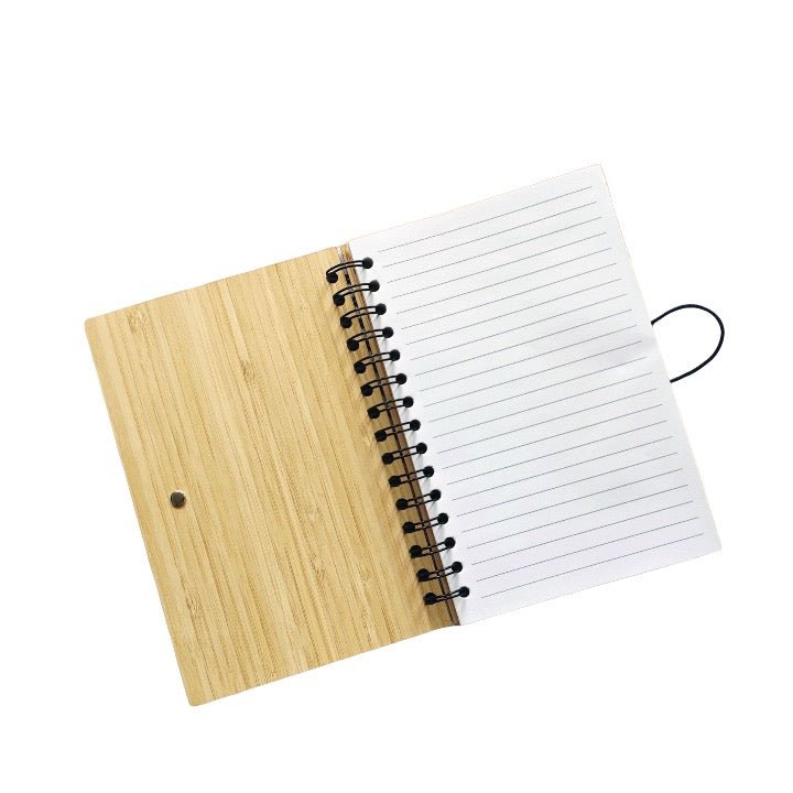 A5 Natural Bamboo Notebook & Pen Set - Delite Promotional Products