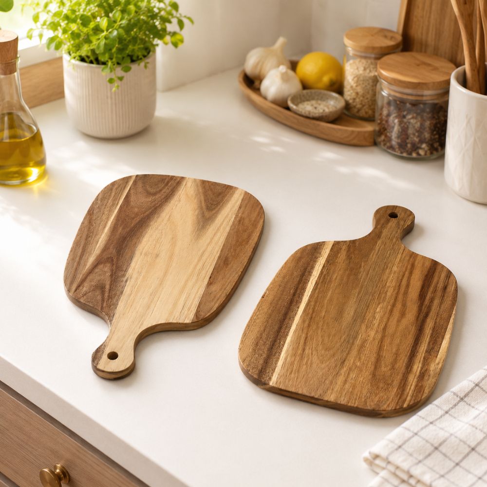 Acacia Wood Board With Handle - Delite Promotional Products