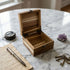 Acacia Wooden Gift Box 4.75 X 4.75 X 2.75 Inch - Delite Promotional Products