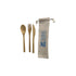 Bamboo Utensil Set With Cotton Pouch - Delite Promotional Products