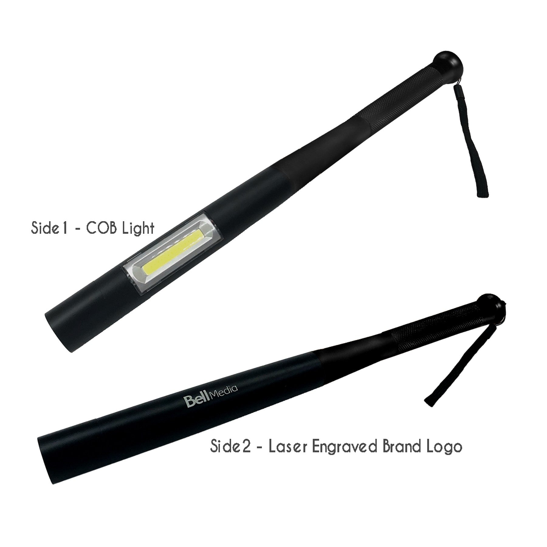 Baseball Bat Shape Cob Led Flashlight - Delite Promotional Products