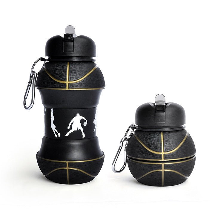 Basketball Shape Collapsible Bottle 550ml - Delite Promotional Products