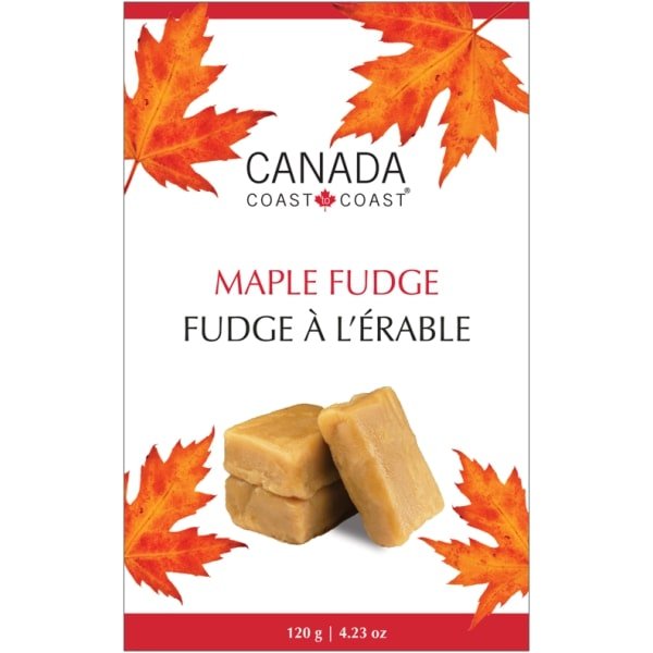 Canada Coast To Coast Maple Fudge 120g - Delite Promotional Products