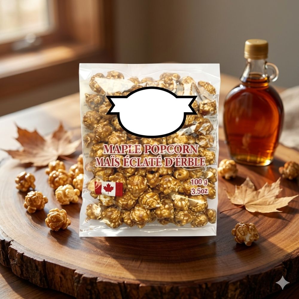 Canada True Maple Popcorn 100g - Delite Promotional Products