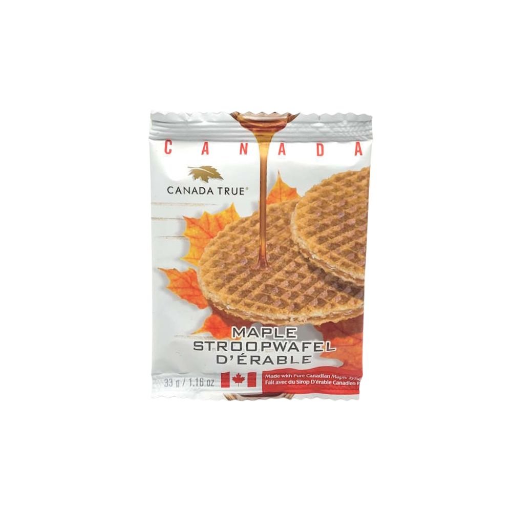 Canada True Maple Waffle Cookie 33g - Delite Promotional Products