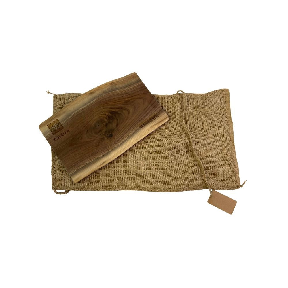 Canadian Black Walnut Cutting Board 10 X 18 In With Blurlap Bag - Delite Promotional Products