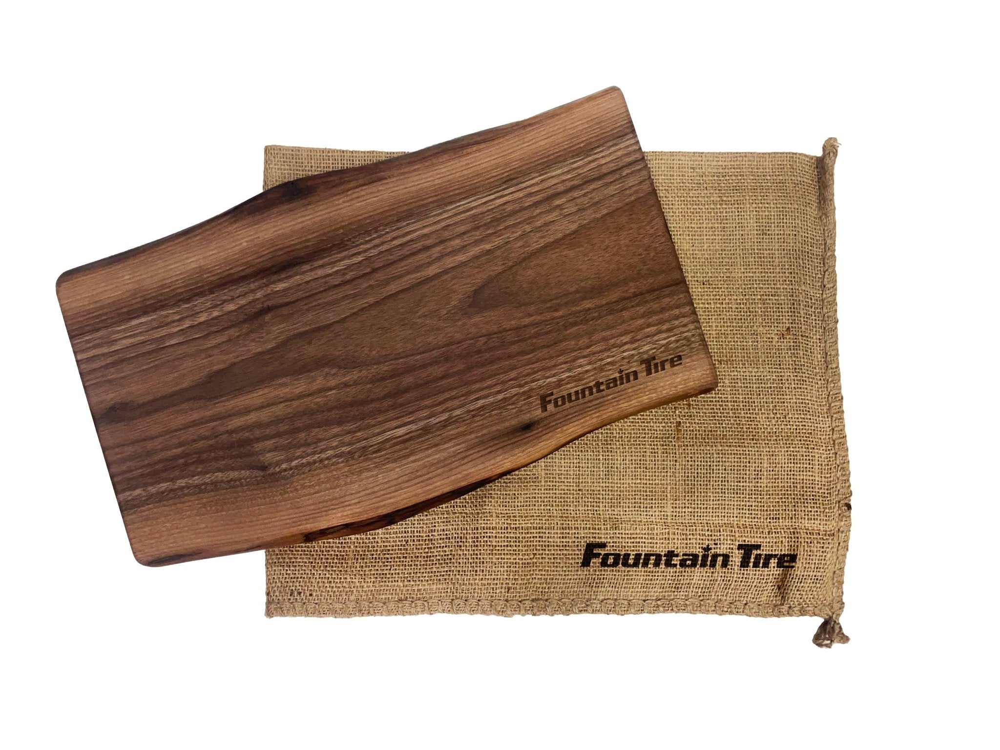 Canadian Black Walnut Cutting Board 10 X 18 In With Blurlap Bag - Delite Promotional Products
