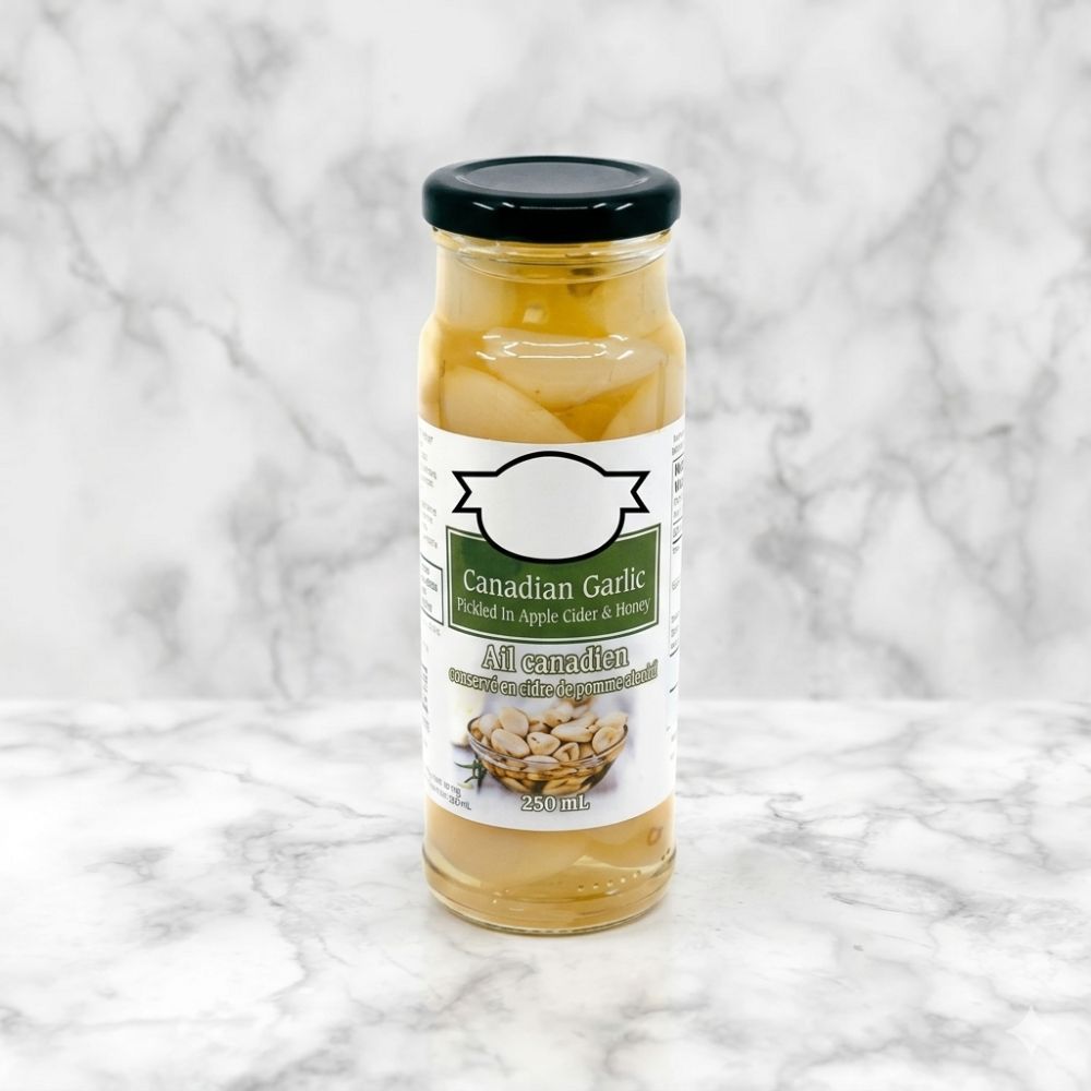 Canadian Garlic Pickled In Apple Cider & Honey - Delite Promotional Products