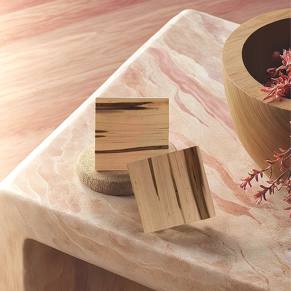 Canadian Maple Coaster Set Of 2 4x4 - Delite Promotional Products