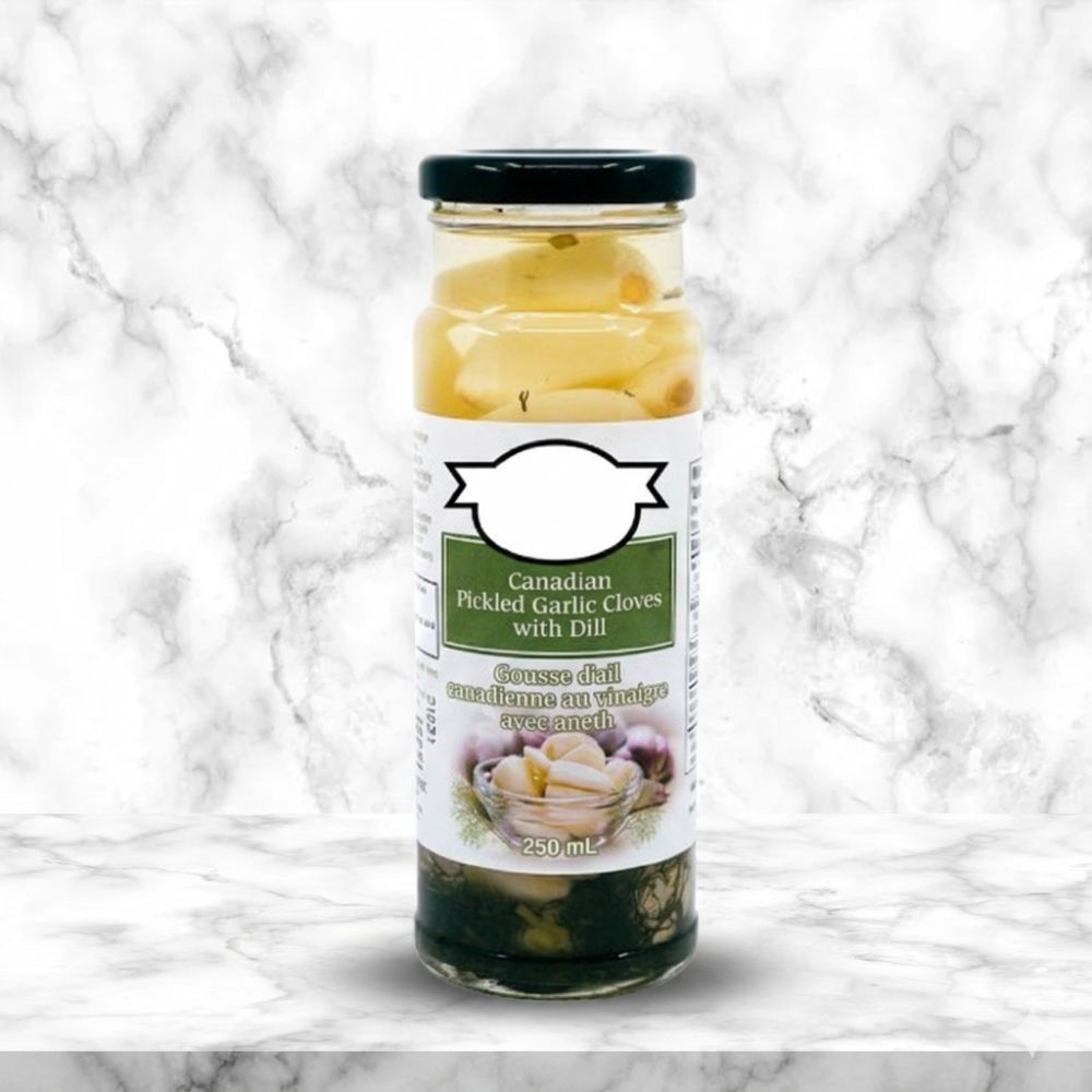 Canadian Pickled Garlic Cloved With Dill - Delite Promotional Products