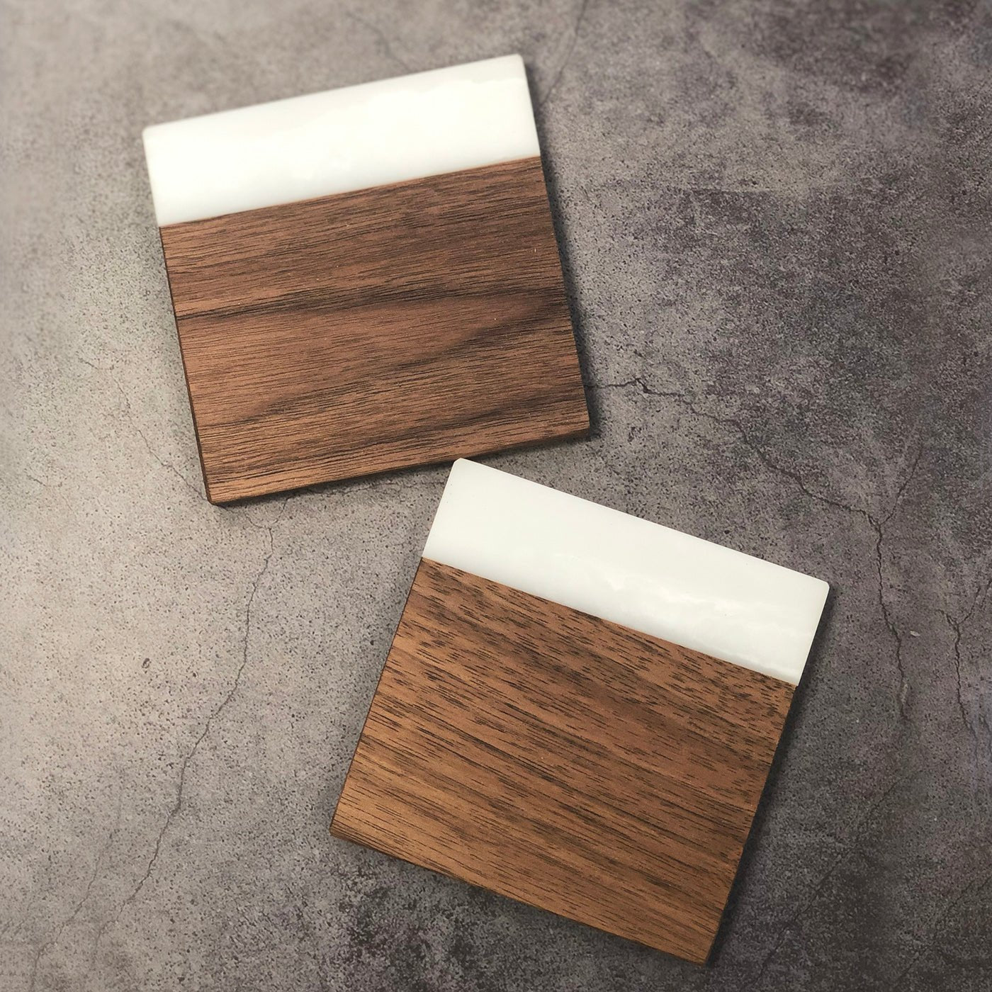 Canadian Walnut Coaster Set Of 2 - Delite Promotional Products