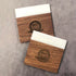 Canadian Walnut Coaster Set Of 2 - Delite Promotional Products