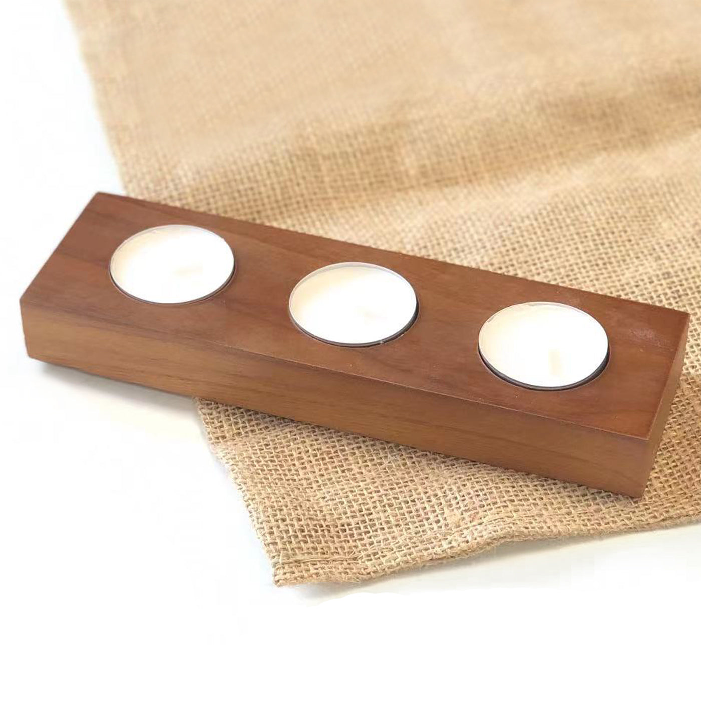 Wood Tealight Holder