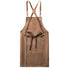 Canvas Apron With Removable Name Patch - Delite Promotional Products