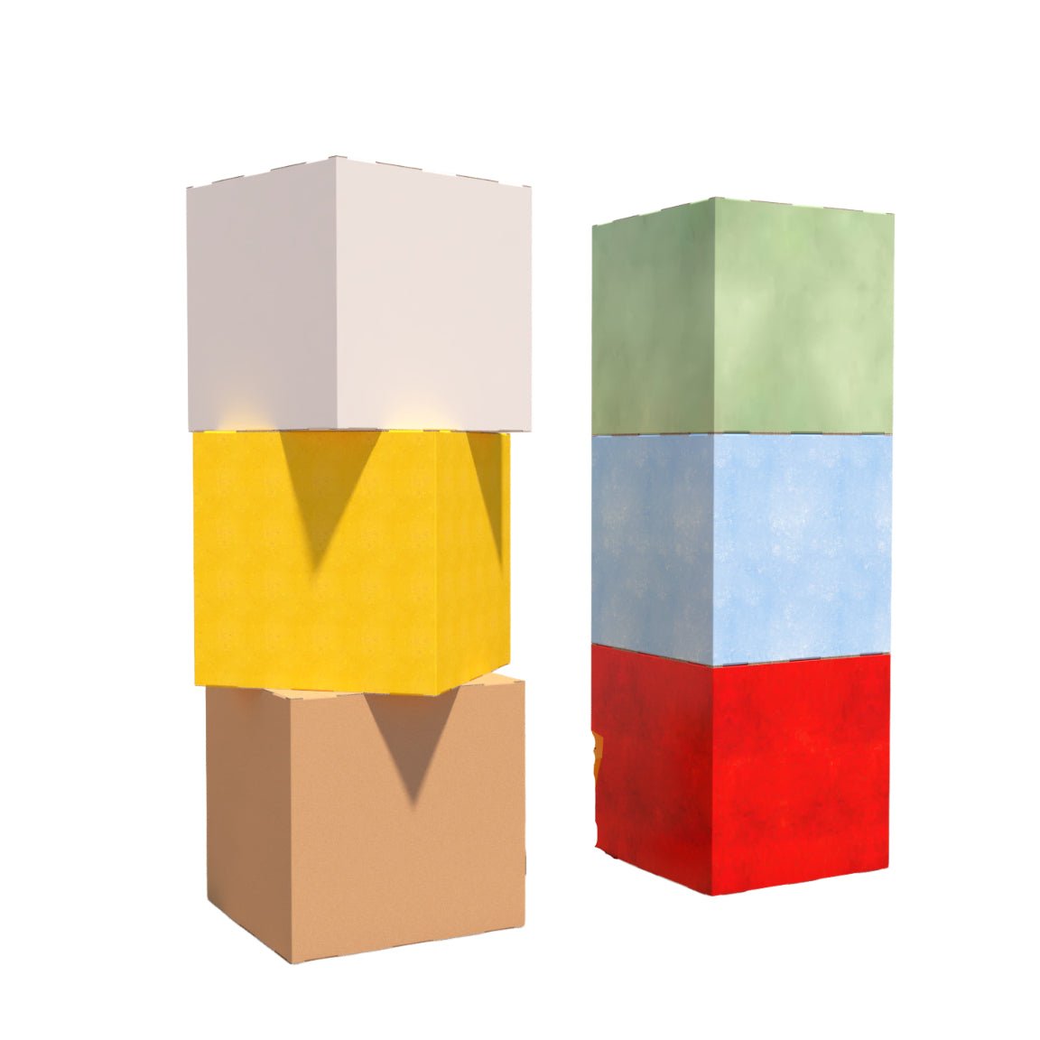 Cardboard Cube Displays - By Boat - Delite Promotional Products