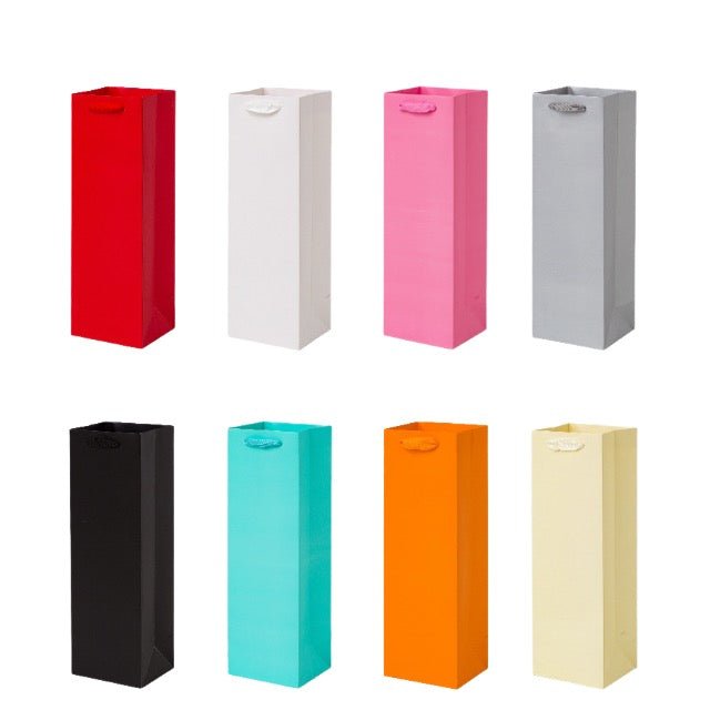 Carrying Paper Bag Fo Single Wine Bottle - Delite Promotional Products