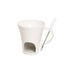 Ceramic Chocolate Fondue Mug With Fork - Delite Promotional Products