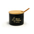 Ceramic Jar With Bamboo Lid And Spoon - Delite Promotional Products