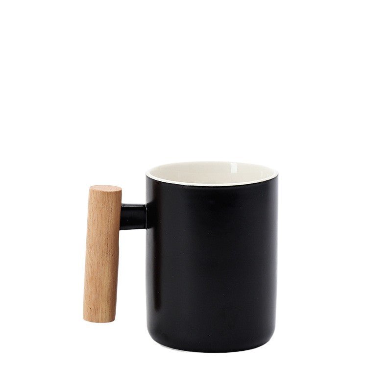 Ceramic Mug With Wooden Handle - Delite Promotional Products