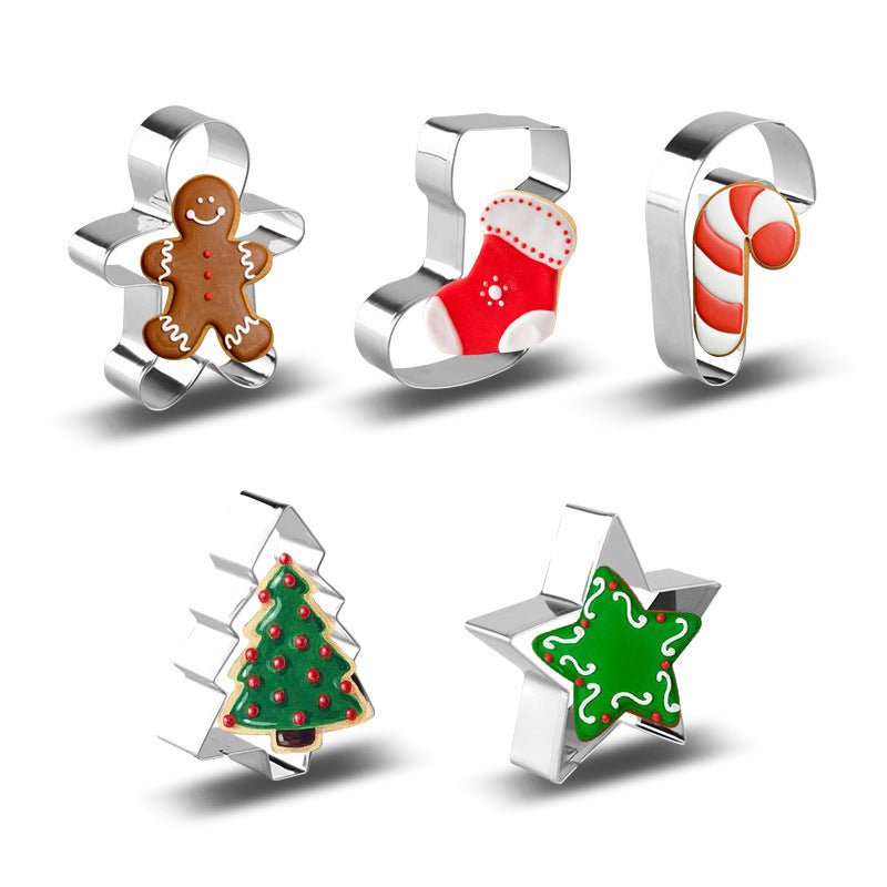 Christmas Stainless Steel Cookie Cutter Set - Delite Promotional Products