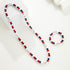 Classic Beaded Necklace Bracelet Set With Required Capital Letter - Delite Promotional Products