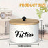 Coffee Filter Holder Wooden Container With Lid - Delite Promotional Products