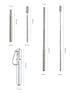 Collapsible Stainless Steel Drinking Straws With Aluminum Case - Delite Promotional Products