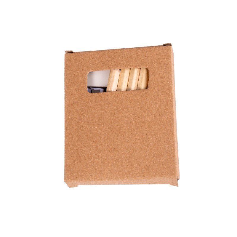 Colored Pencil Sharpener Wood Set Of Stationery - Delite Promotional Products