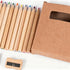 Colored Pencil Sharpener Wood Set Of Stationery - Delite Promotional Products