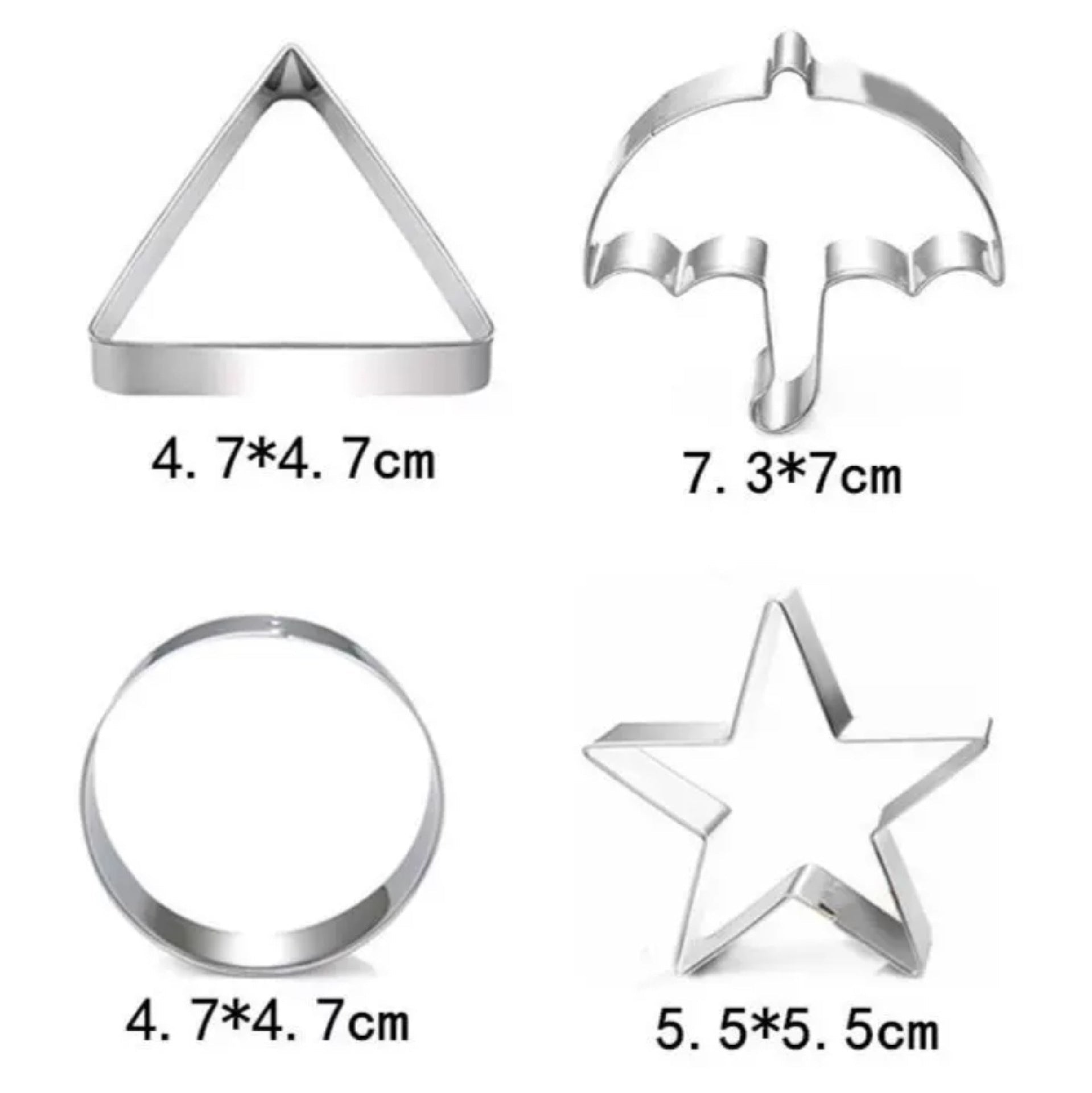 Cookie Cutter 4pcs Set With Tin Box - Delite Promotional Products