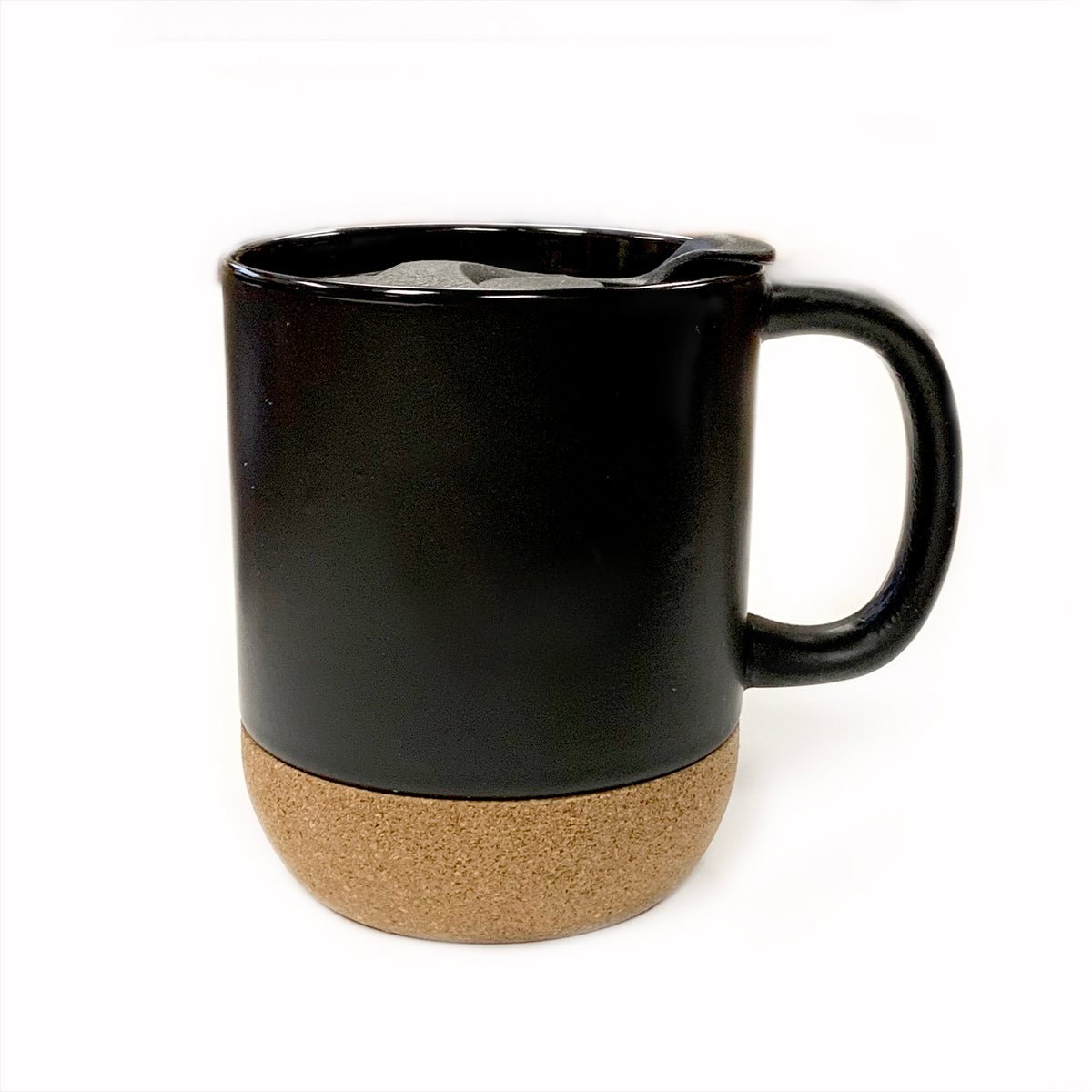 Cork Bottom Ceramic Mug With Lid - Delite Promotional Products