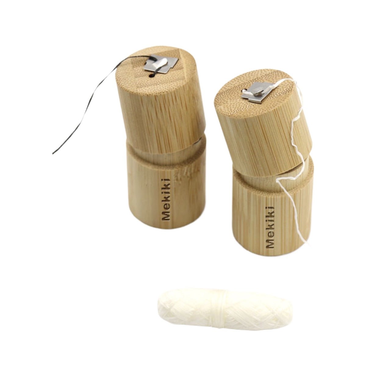 Corn Fibre Dental Floss With Bamboo Dispe - Delite Promotional Products
