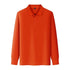 Cotton Polyester Mixed Solid Color Long Sleeves Collar T Shirt - Delite Promotional Products