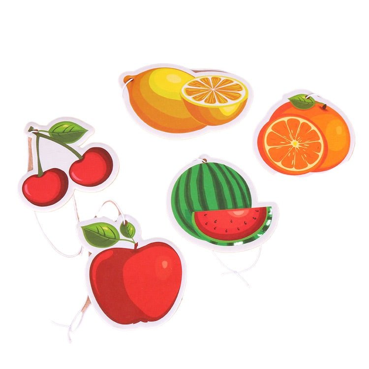 Custom Paper Car Air Freshener Full Size Full Color Double Sides Printed - Delite Promotional Products