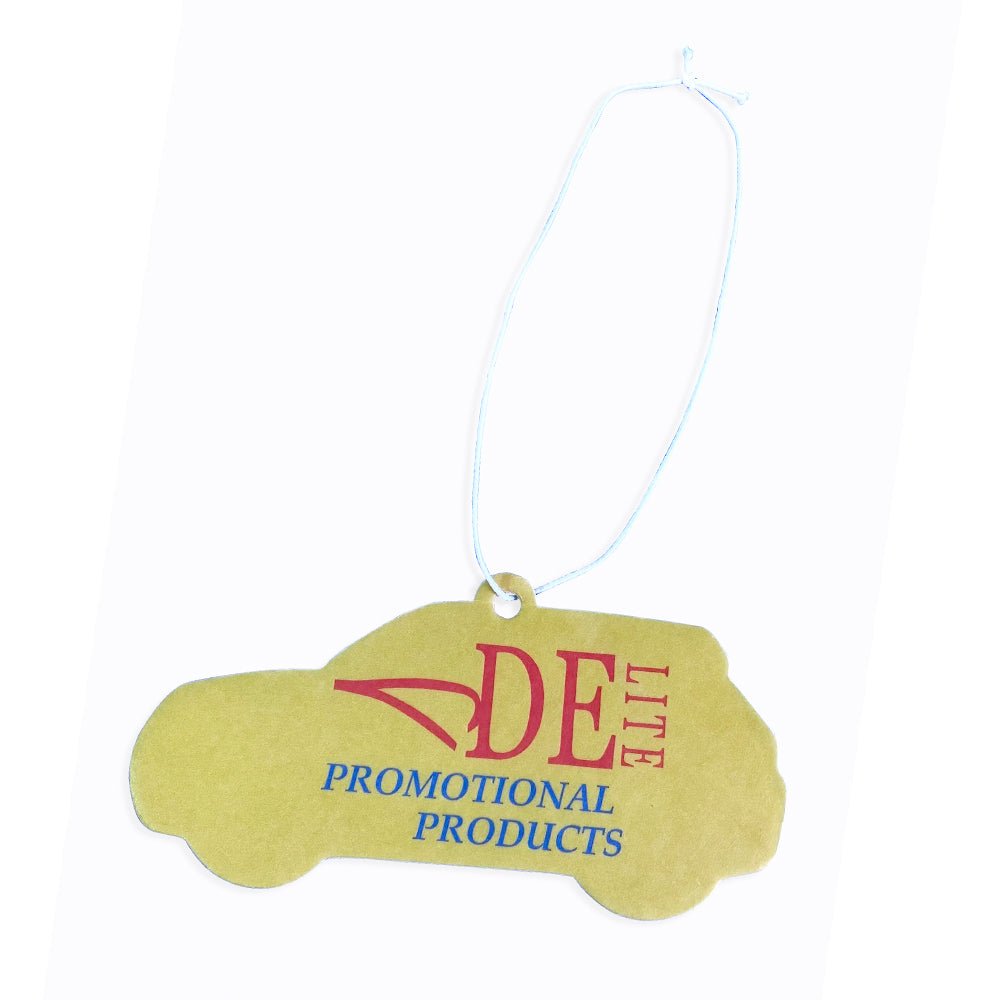 Custom Paper Car Air Freshener Full Size Full Color Double Sides Printed - Delite Promotional Products
