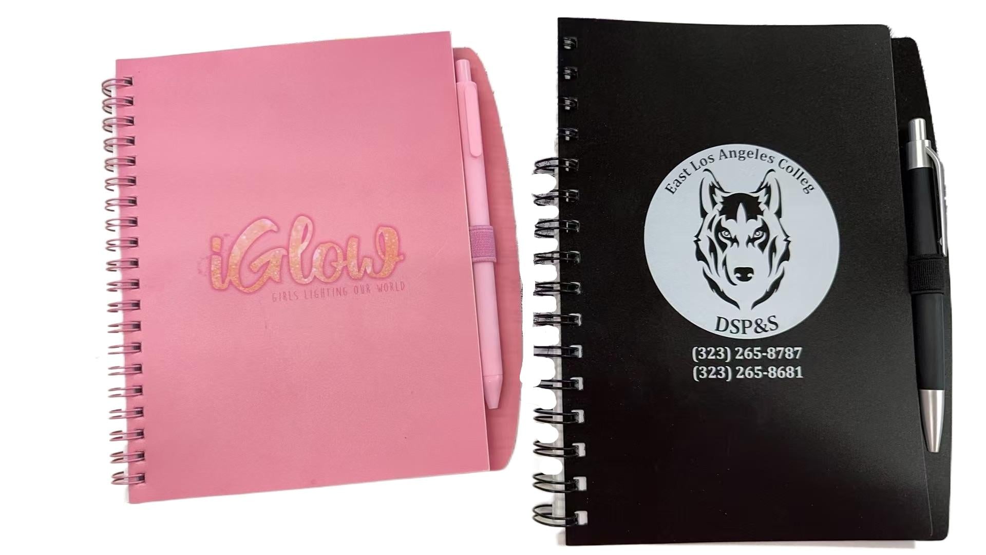Customized Coil Book With Pen - Delite Promotional Products