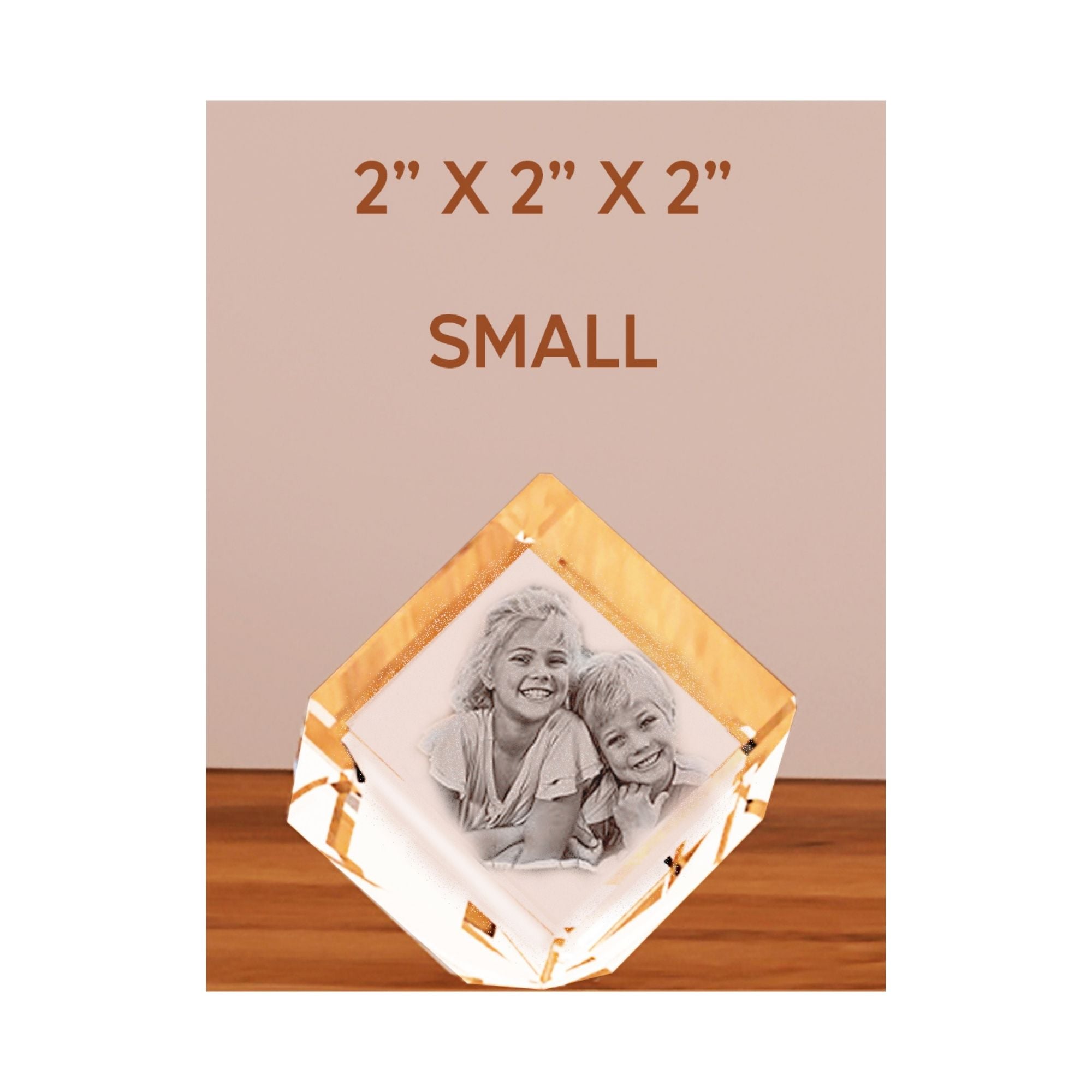 Cut Corner Crystal Small 50x50mm - Delite Promotional Products