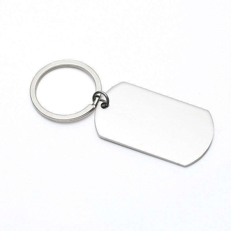 Dog Tag Metal Keychain - Delite Promotional Products